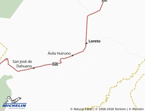 Mappa MICHELIN Ávila Huiruno - ViaMichelin