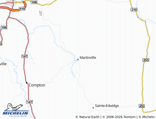 Mappa MICHELIN Martinville - ViaMichelin