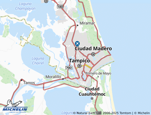 Mapa MICHELIN Laguna de la Herradura - ViaMichelin