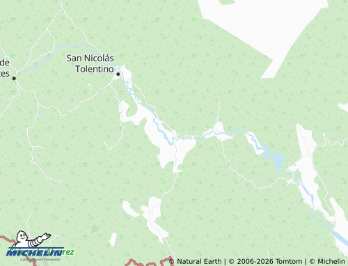 MICHELIN Ojo de Agua map - ViaMichelin