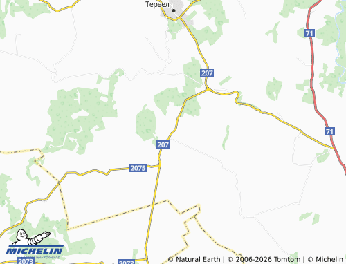 Mappa MICHELIN Zheglartsi - ViaMichelin