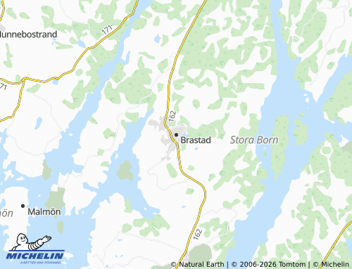 Carte MICHELIN Brastad - ViaMichelin