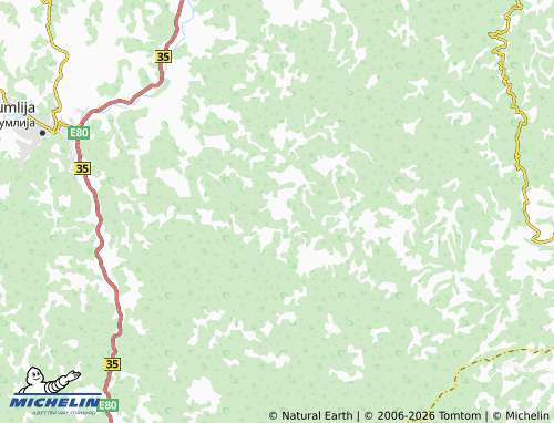 Mapa MICHELIN Tovrljane - ViaMichelin