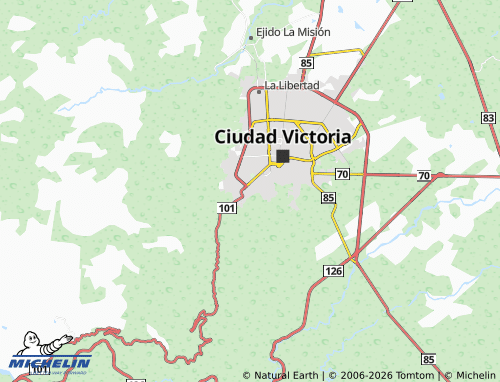 MICHELIN Las Cumbres map - ViaMichelin