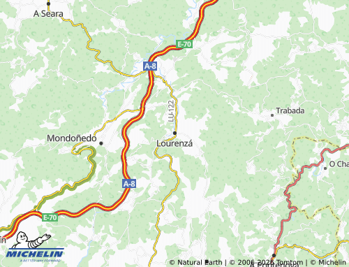 MICHELIN-Landkarte Lourenzá - ViaMichelin