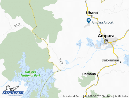 MICHELIN Ambamalthalawa map - ViaMichelin