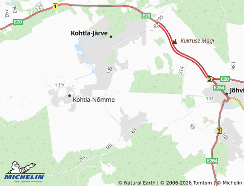 Carte MICHELIN Servaääre - ViaMichelin