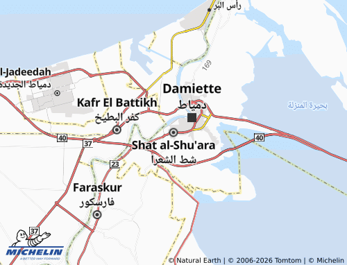 Mappa MICHELIN Shat al-Shu'ara - ViaMichelin
