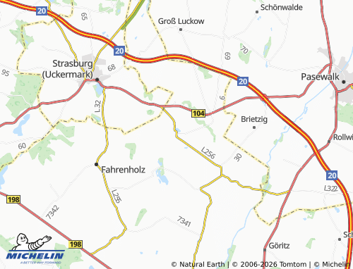 MICHELIN Milow map - ViaMichelin