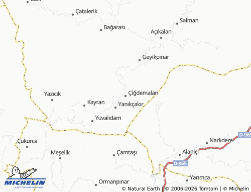Mapa MICHELIN Çiğdemalan - ViaMichelin