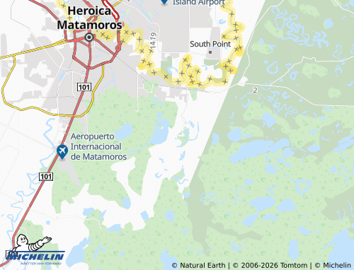 MICHELIN El Tecolote map - ViaMichelin