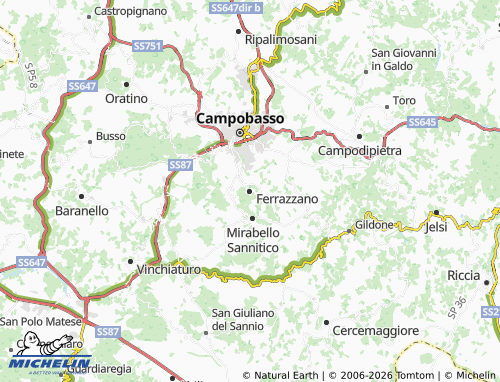 MICHELIN Ferrazzano map - ViaMichelin