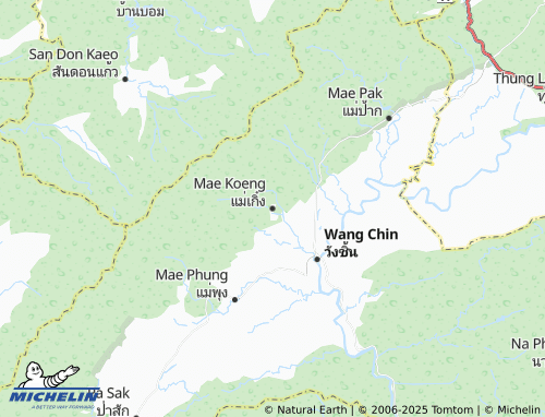 MICHELIN Mae Koeng map - ViaMichelin