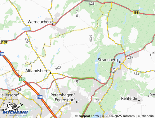MICHELIN Buchholz map - ViaMichelin