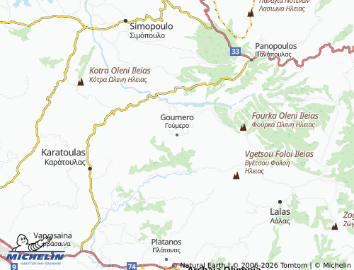 Carte MICHELIN Goumero - ViaMichelin