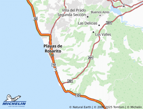MICHELIN Catalina del Mar map - ViaMichelin