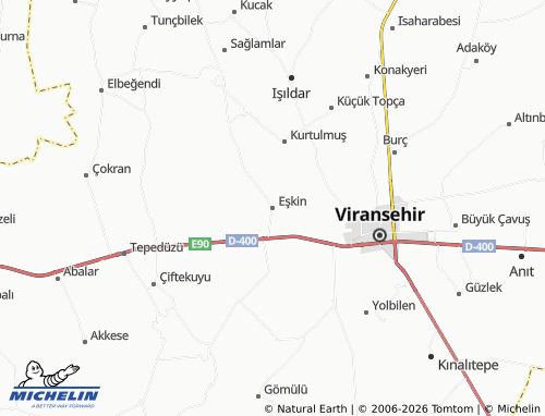 MICHELIN Eşkin map - ViaMichelin