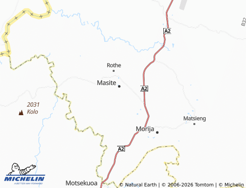 MICHELIN Ha Mohloai map - ViaMichelin