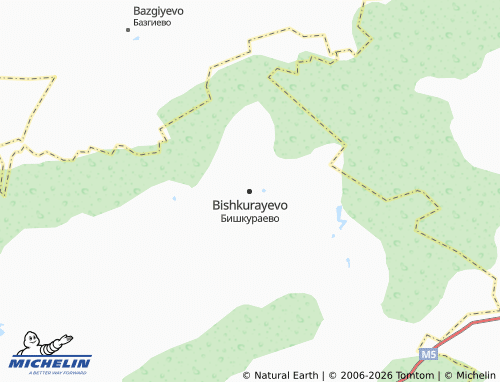 MICHELIN-Landkarte Bishkurayevo - ViaMichelin