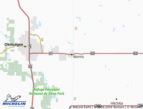 Mapa MICHELIN Morris - ViaMichelin