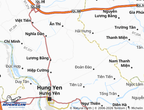Mapa MICHELIN Hồng Vân - ViaMichelin