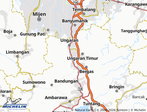 MICHELIN-Landkarte Gedanganak - ViaMichelin