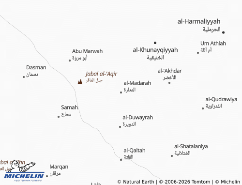 MICHELIN-Landkarte al-Madarah - ViaMichelin