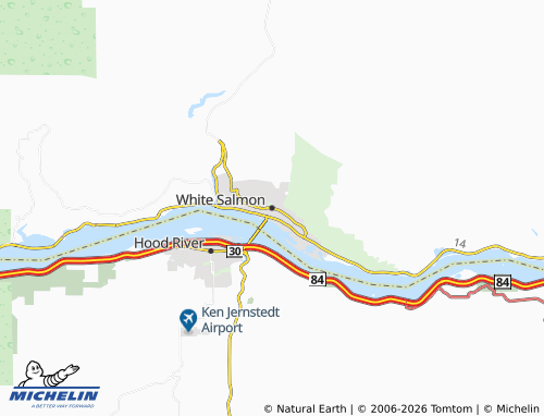 Mappa MICHELIN White Salmon - ViaMichelin