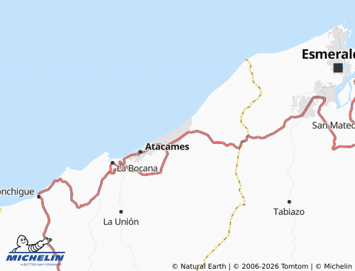 Mapa MICHELIN Tonsupa - ViaMichelin