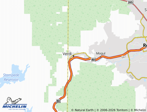 Mapa MICHELIN Verdi - ViaMichelin
