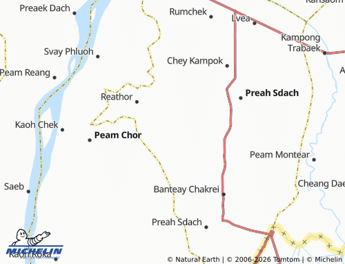 Mappa MICHELIN Boeng Daol - ViaMichelin