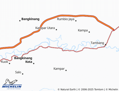 MICHELIN Kampung Panjang map - ViaMichelin