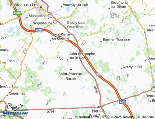 MICHELIN La Souricière map - ViaMichelin