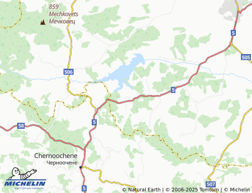 MICHELIN Nikolovo map - ViaMichelin