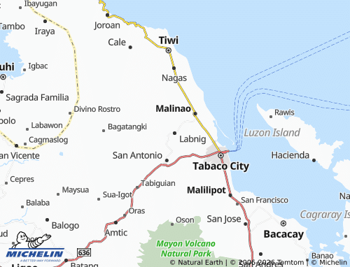 MICHELIN Labnig map - ViaMichelin