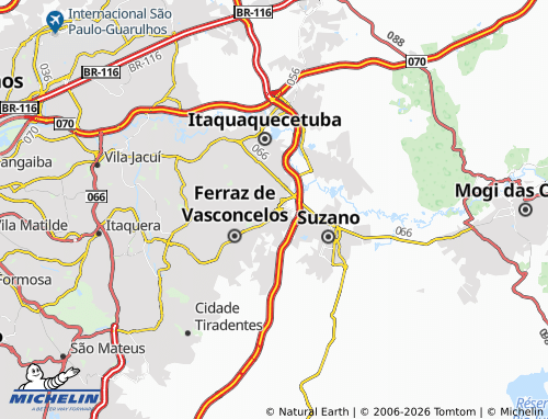 Mapa MICHELIN Poá - ViaMichelin