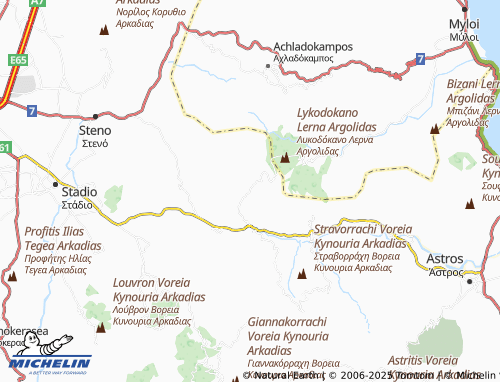MICHELIN Elaiochori map - ViaMichelin