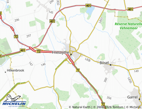 Mapa MICHELIN Friesoythe - ViaMichelin