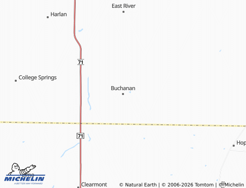 Mapa MICHELIN Buchanan - ViaMichelin