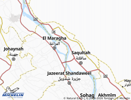 Mapa MICHELIN Naj' al-'Amad - ViaMichelin