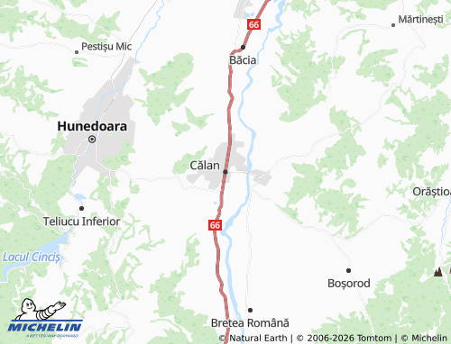 Mapa MICHELIN Călan - ViaMichelin
