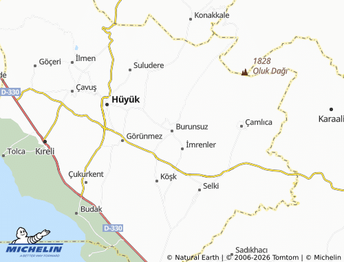 Mappa MICHELIN Burunsuz - ViaMichelin