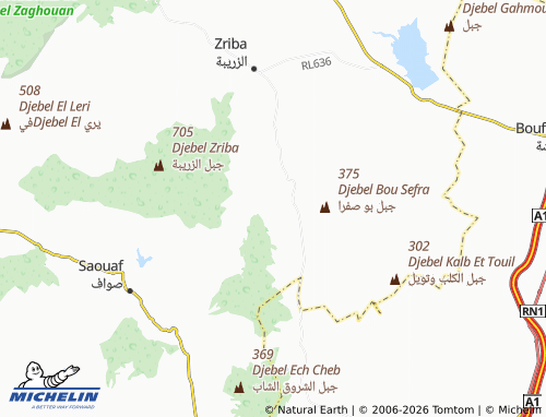 Mapa MICHELIN Ayn al-Batari - ViaMichelin