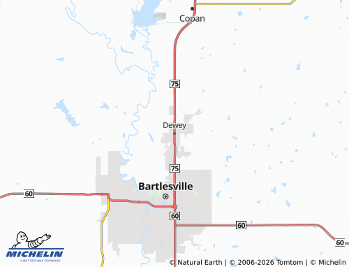 Mappa MICHELIN Dewey - ViaMichelin