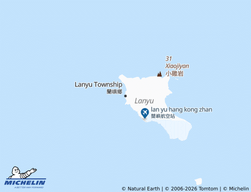 Kaart MICHELIN Lanyu - ViaMichelin