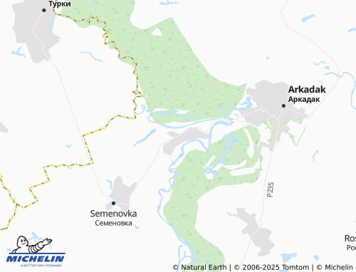 MICHELIN Krasnyy Poluostrov map - ViaMichelin