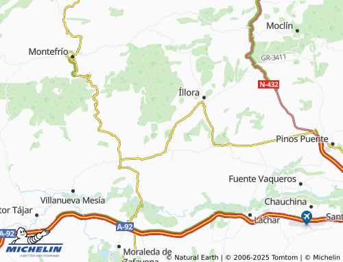 MICHELIN Alomartes map - ViaMichelin