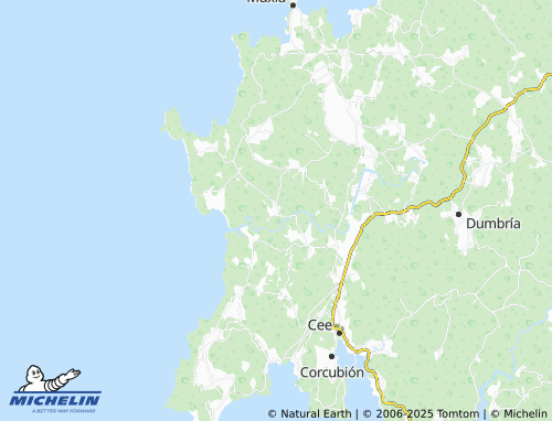 MICHELIN Frixe (Santa Locacia) map - ViaMichelin