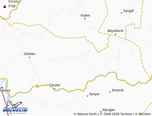 Mappa MICHELIN Sarıkadı - ViaMichelin