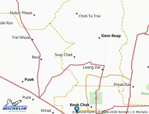 Mapa MICHELIN Svay Chek - ViaMichelin